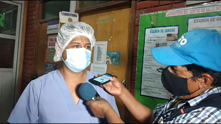 El m&eacute;dico que brind&oacute; el informe en Palos Blancos. RADIO TROPICAL