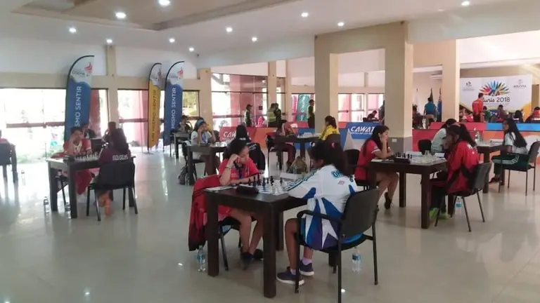 Una imagen de un torneo nacional de ajedrez. FBA