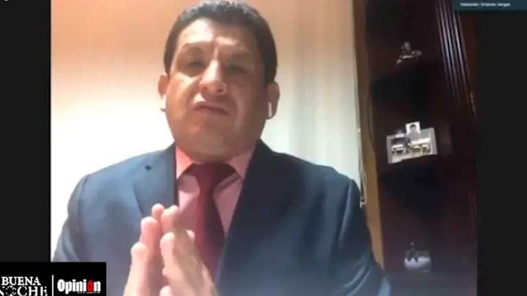 El secretario de Asuntos Jur&iacute;dicos de la Alcald&iacute;a de Cochabamba, Orlando Vargas. Captura Buena Noche OPINI&Oacute;N