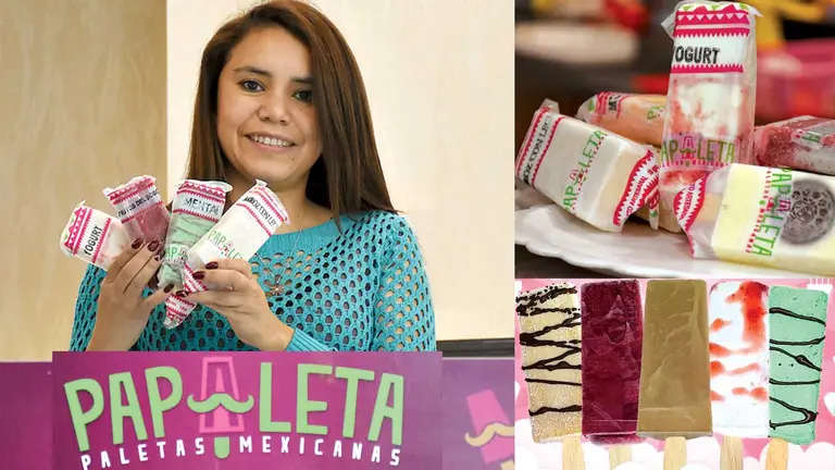 Luciana Villarroel, propietaria del emprendimiento ofrece una  variedad de sabores y combinaciones. DICO SOLÍS