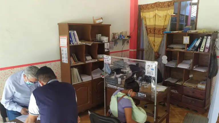 Imagen referencial de un punto de atenci&oacute;n del Sereci en Cochabamba. SERECI
