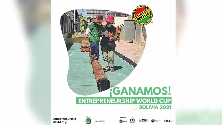 Imagen de Mamut para conmemorar su victoria en el EWC Bolivia 2021. Cortes&iacute;a