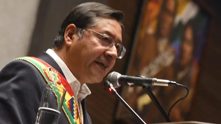 Luis Arce, presidente de Bolivia. Btv