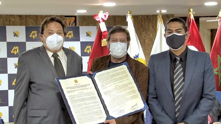 Franklin Anaya, Adolfo Mendozay Juan Pablo Barrientos. FRANKILIN ANAYA