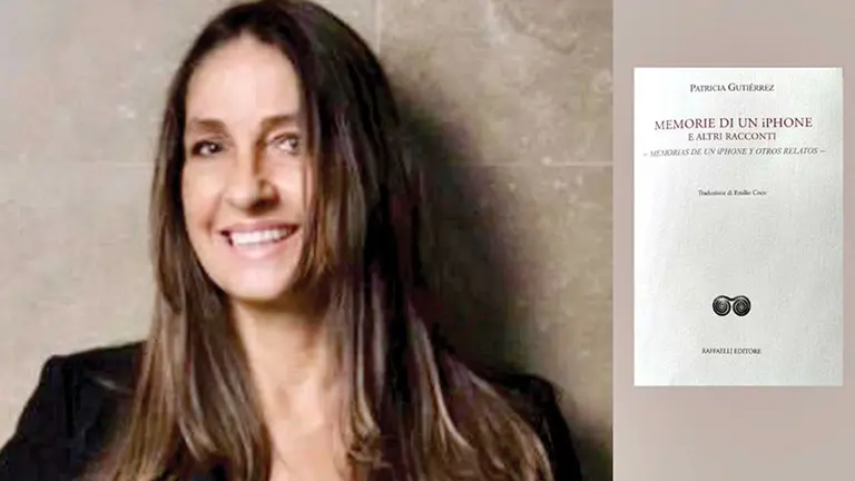 Portada de la obra &lsquo;Memorias de un iPhone&rsquo;, de la autora  Patricia Gutiérrez. CORTESÍA