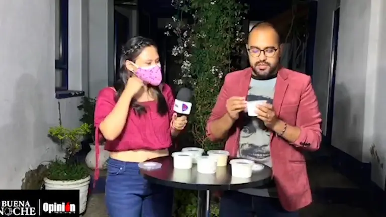 Muestra de helados Kanao. Captura Buena Noche