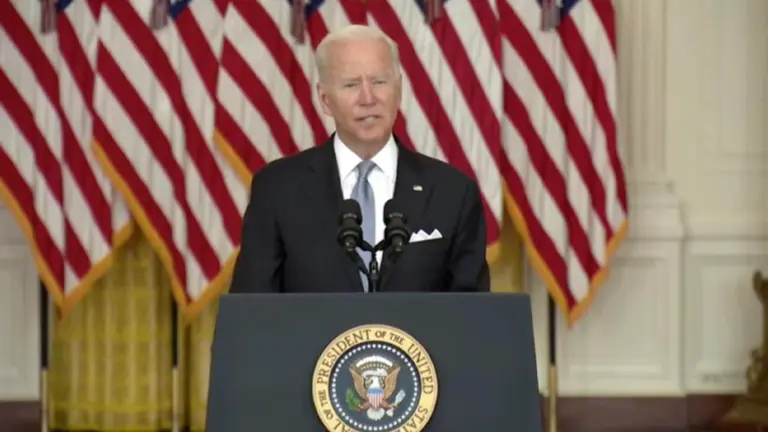 El presidente de Estados Unidos Joe Biden. Captura EFE