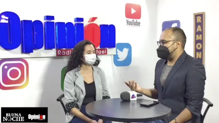 La pianista cochabambina Noelia Mor&oacute;n en el programa Buena Noche, de OPINI&Oacute;N.