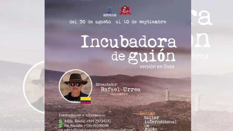 Bolivia LAB trae masterclass de 9 guionistas de 7 países. FACEBOOK