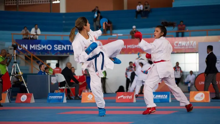 Una imagen de un torneo nacional de karate./ ARCHIVO