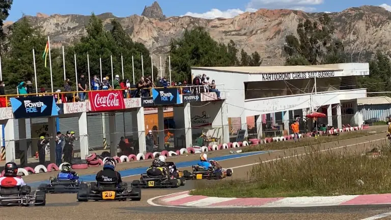Una carrera nacional de karting. FEBAD