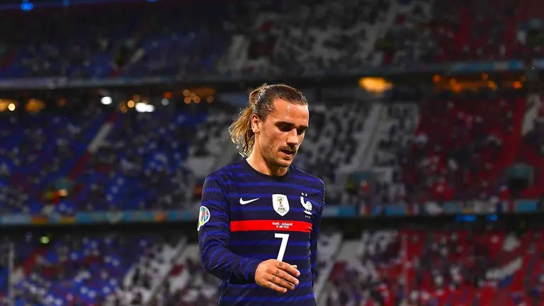 El francés Antoine Griezmann. ARCHIVO