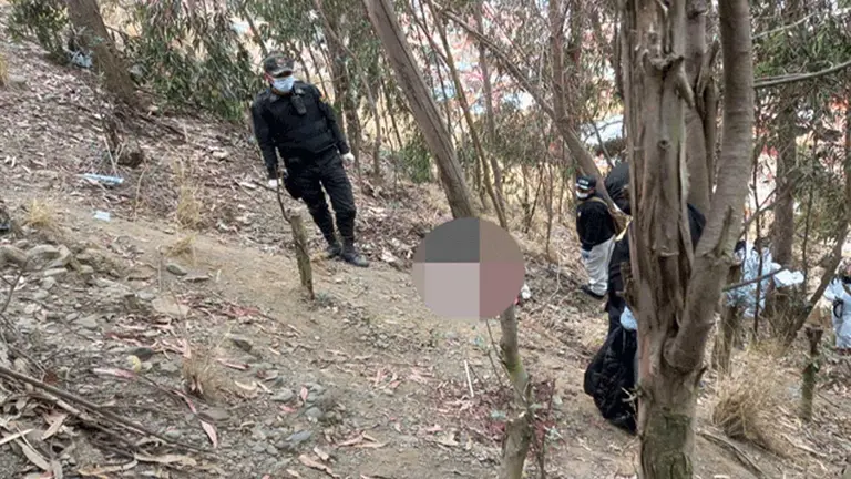 El operativo en que se busc&oacute; las partes del cuerpo. Foto: FELCV.