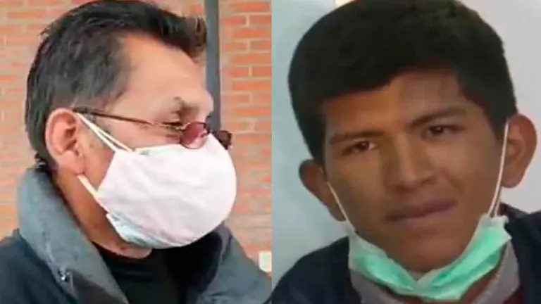 El padre de Anakin (i), uno de los implicados en el descuartizamiento (d).