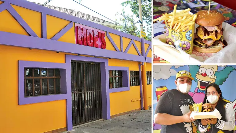Krusty&rsquo;s y Moe&rsquo;s Bar, una experiencia única para los fanáticos de %22Los Simpson%22. DICO SOLÍS-NOÉ PORTUGAL