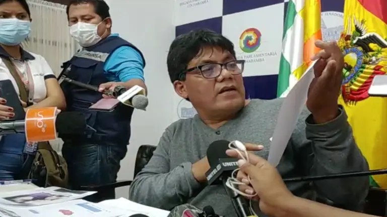 El diputado del MAS H&eacute;ctor Arce.  RKC.