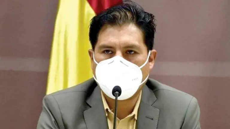 El ministro de Salud, Jeyson Auza.  ABI