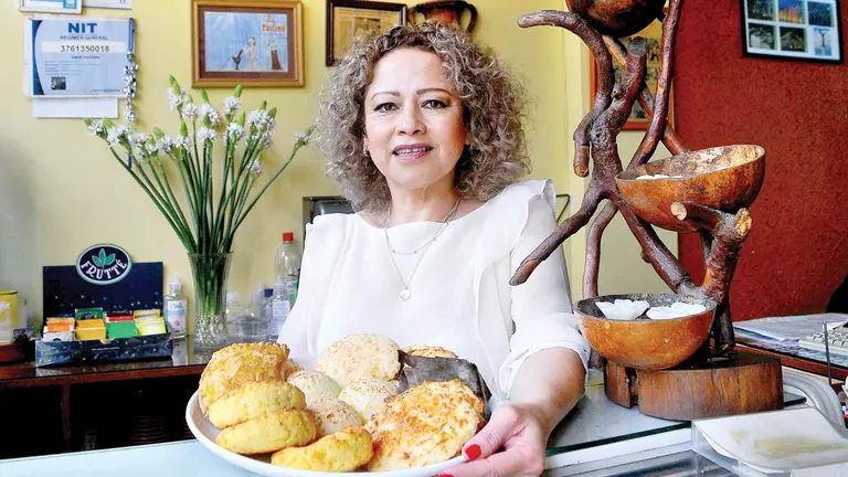 Edith Peña, residente cruceña y gerente de La Pascana en Cochabamba. NOÉ PORTUGAL
