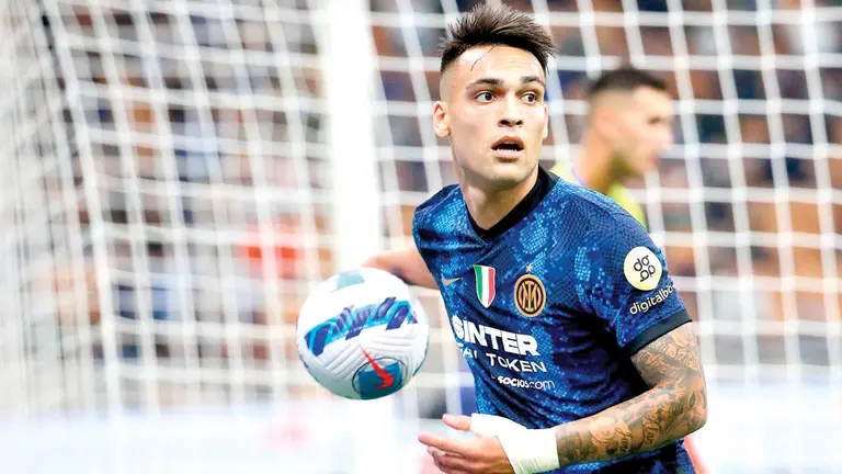 Lautaro Martínez, jugador del Inter de Milán. EFE