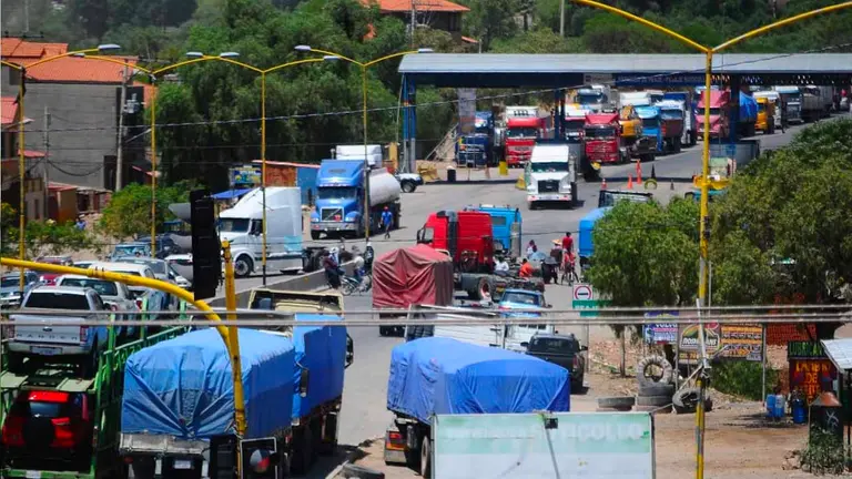 La Federación del Transporte de Carga Pesada de Cochabamba. ARCHIVO