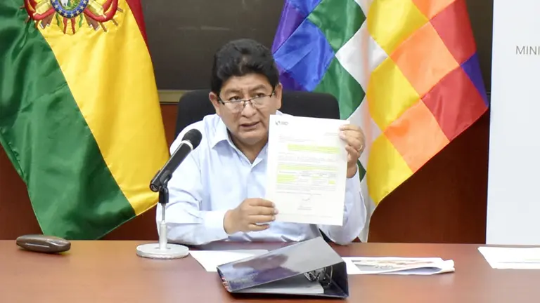 Ministro de Obras P&uacute;blicas. TOMADA DE ABI