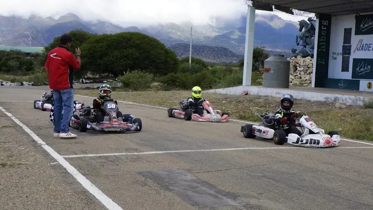 Una imagen de archivo del karting. FEBAD