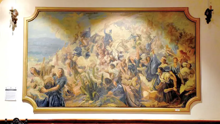 &ldquo;La batalla de la Coronilla&rdquo;, de Arturo Reque Meruvia. CR