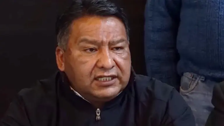 Vocero oficial evang&eacute;lico Luis Aruquipa.