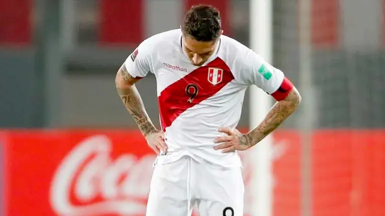 El capitán y máximo goleador histórico de la selección peruana, Paolo Guerrero. EFE