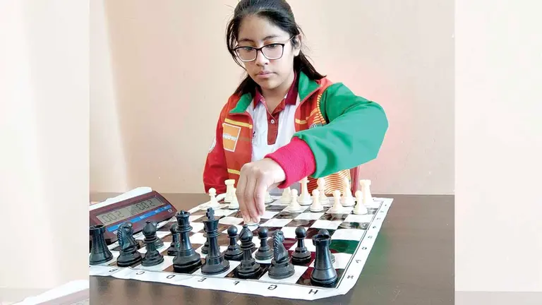 La deportista Milka Beltrán en acción. FBA