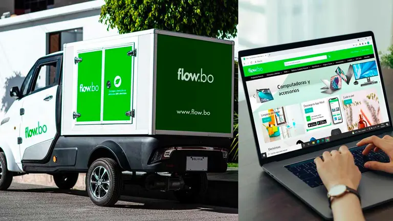 Flow.bo, una plataforma en línea que ofrece todos los productos que una persona necesita en un solo lugar. CORTESÍA