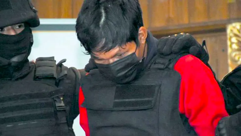 Matusalén Mancilla, investigado por el asesinato de la joven Mayerli. APG