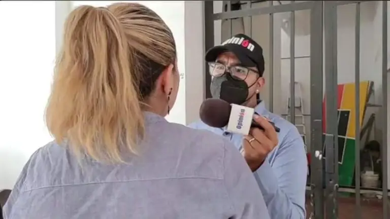 La mujer que denunci&oacute; al concejal Walter F., por presunta violencia y acoso. Captura de video