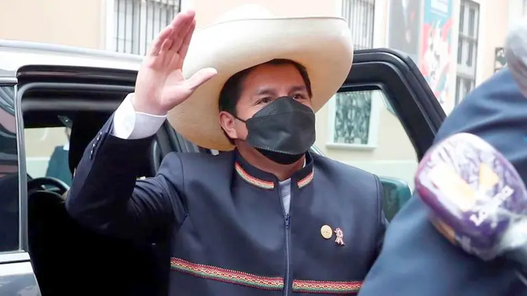 Pedro Castillo, presidente de Perú, en una fotografía de archivo. EFE