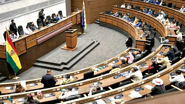 Sesión de la Asamblea Legislativa Plurinacional. APG
