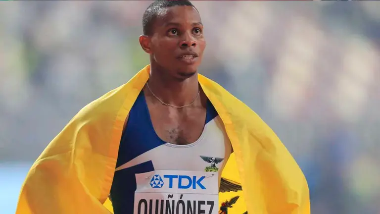 Fotograf&iacute;a del atleta ecuatoriano Alex Qui&ntilde;&oacute;nez. EFE