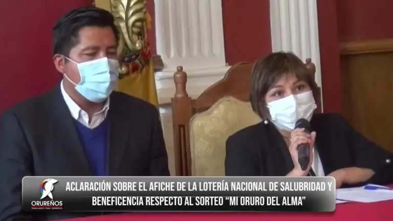 Conferencia de prensa donde Loter&iacute;a Nacional rectifica su error. Foto: Captura GAMO.