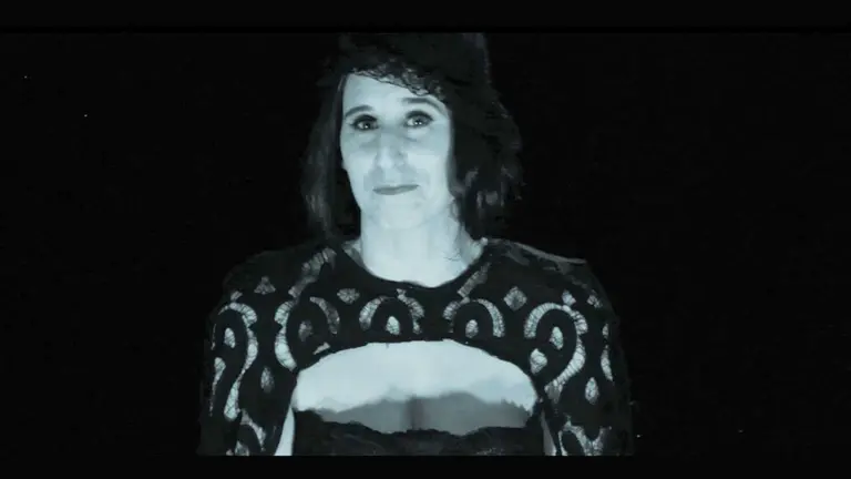 Una imagen del espacio habilitado para la performance teatral de Aramburo. CORTESÍA AUTOR