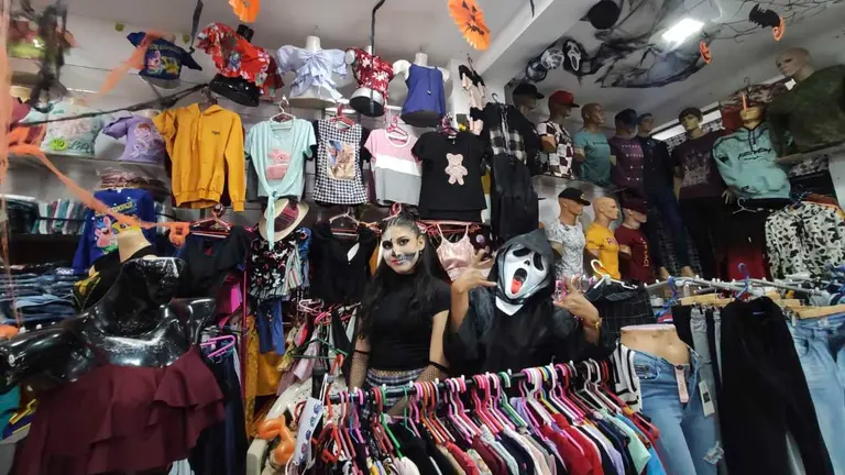 Halloween se apodera de los centros comerciales de Cochabamba. Samuel Solis