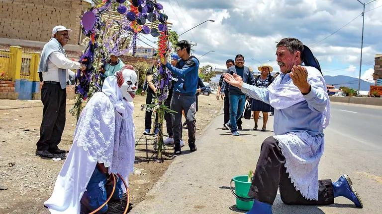 El ritual de despedida al alma de Severino Morales. DICO SOLÍS
