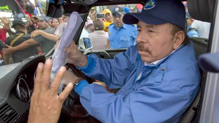 El presidente de Nicaragua, Daniel Ortega, en una fotografía de archivo. EFE