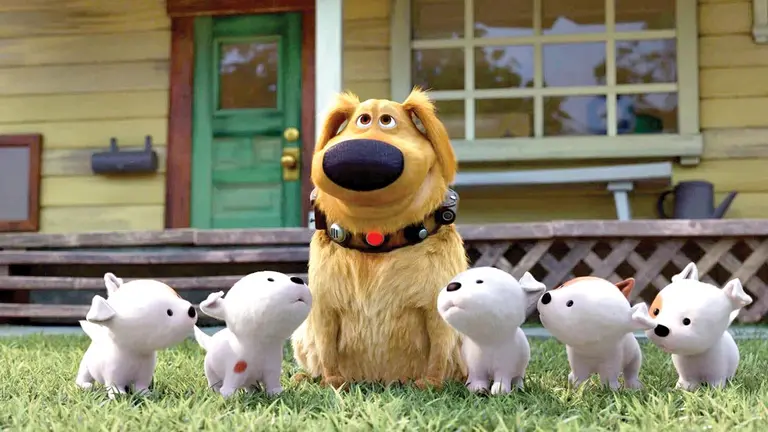 Un fotograma de la miniserie &lsquo;La vida de Dug&rsquo;.         DISNEY+