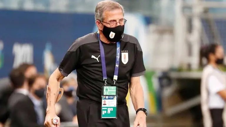 El entrenador de la selección uruguaya, Oscar Washington Tabárez, en una fotografía de archivo. EFE