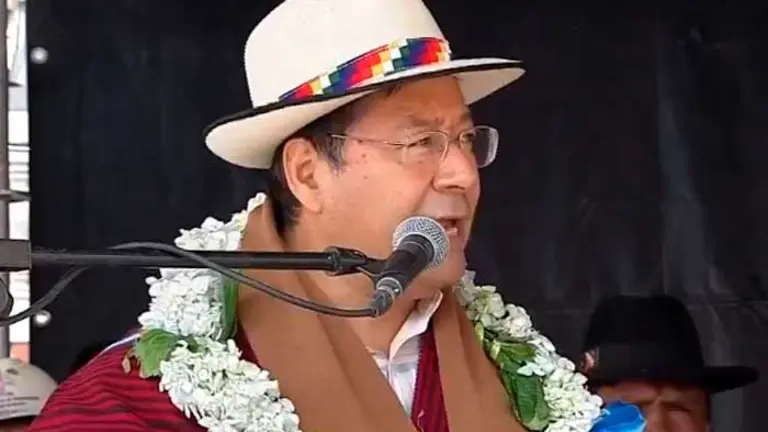 El presidente Luis Arce. ERBOL