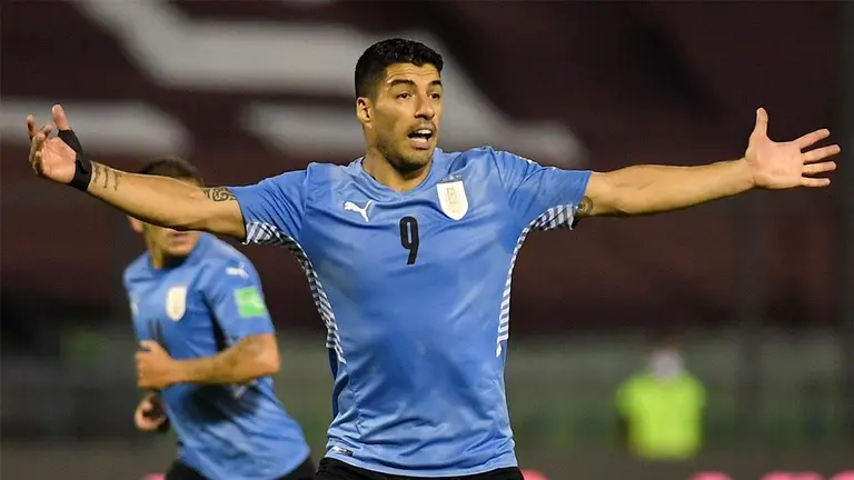 Luis Su&aacute;rez, jugador uruguayo, en una foto de archivo. EFE