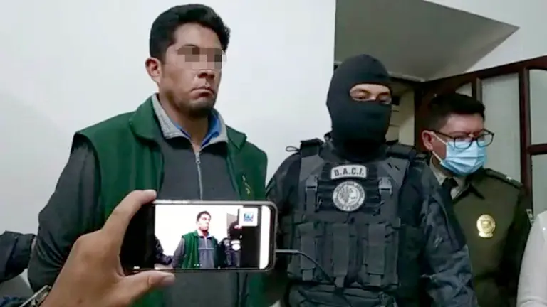 Policía presenta al presunto asesino del ingeniero. RKC
