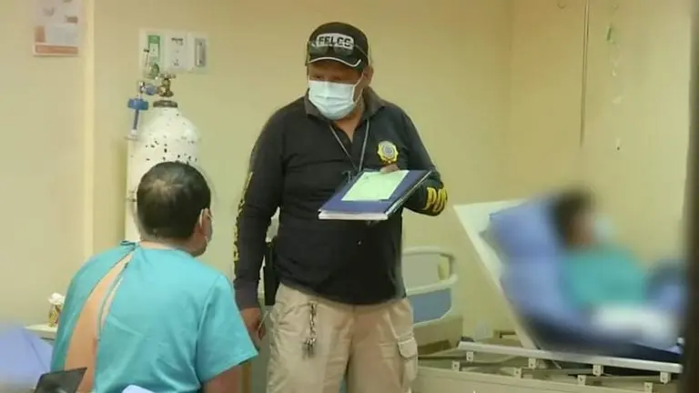 Dos de los heridos, internados en el Hospital M&eacute;xico. CAPTURA RED UNO