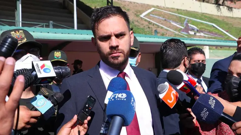 El ministro de Gobierno, Eduardo del Castillo. ABI