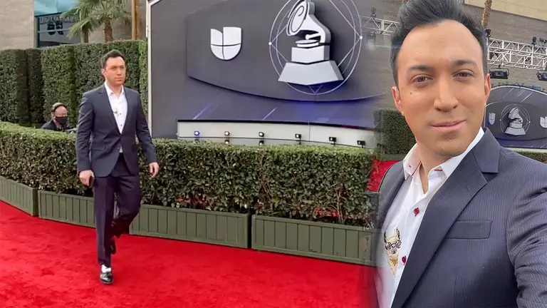 Leonel Fransezze en los Latin Grammy. Fotos: Instagram Leonel Fransezze