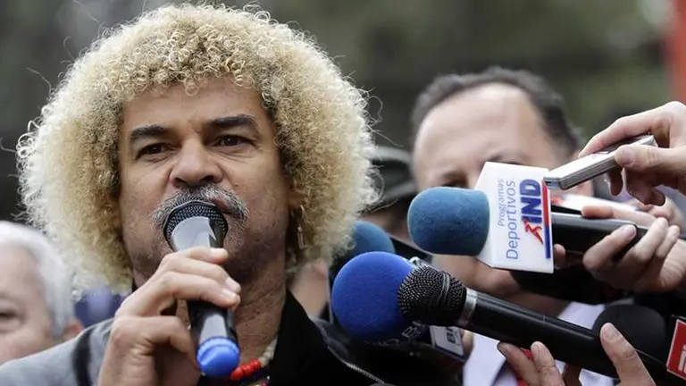 En una imagen de archivo, el exfutbolista colombiano Carlos "El Pibe" Valderrama. EFE
